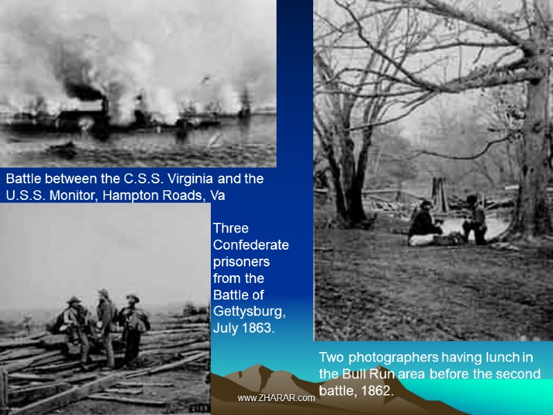 Battle between the C.S.S. Virginia and the U.S.S. Monitor, Hampton Roads, Va  